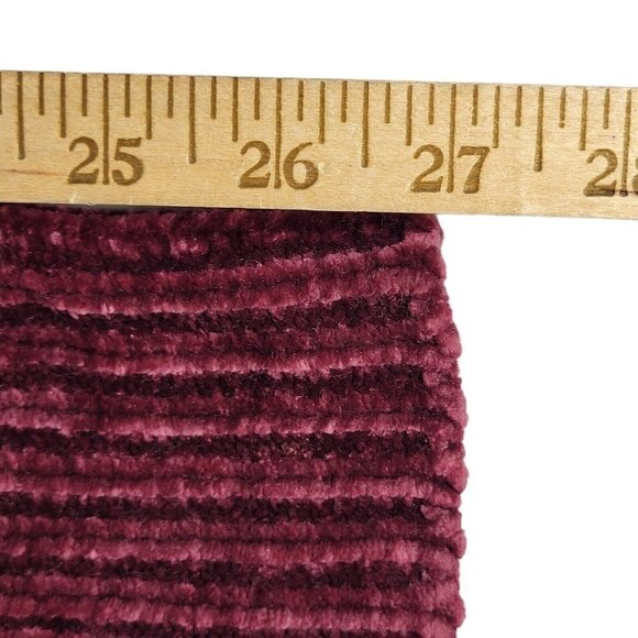 ModCloth Chenille Cardigan Size XS Open Dropped Shoulder Oversized Burgundy - Picture 9 of 9